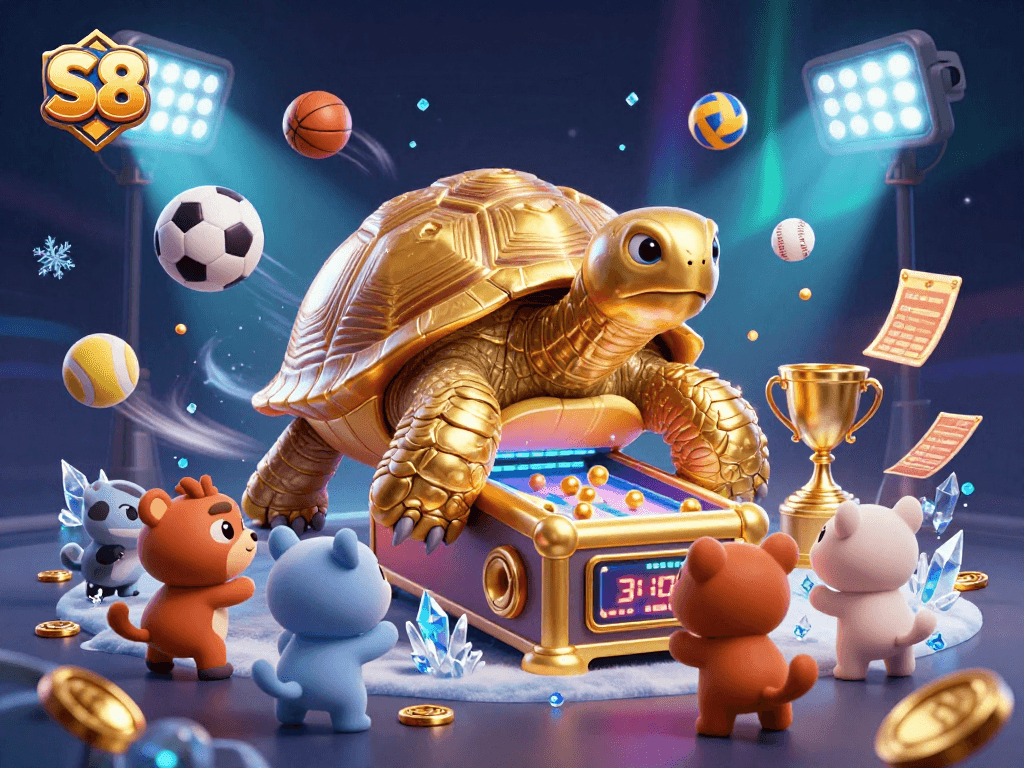 Engage with S8's exciting live casino gaming experience featuring dynamic characters and vibrant elements.