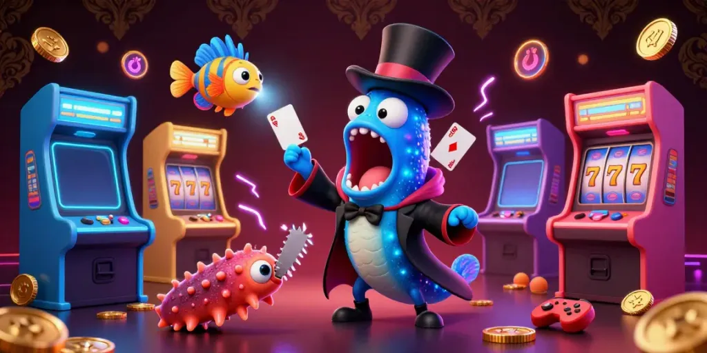 Permainan situs slot dengan karakter laut, menggambarkan keseruan bermain slot online