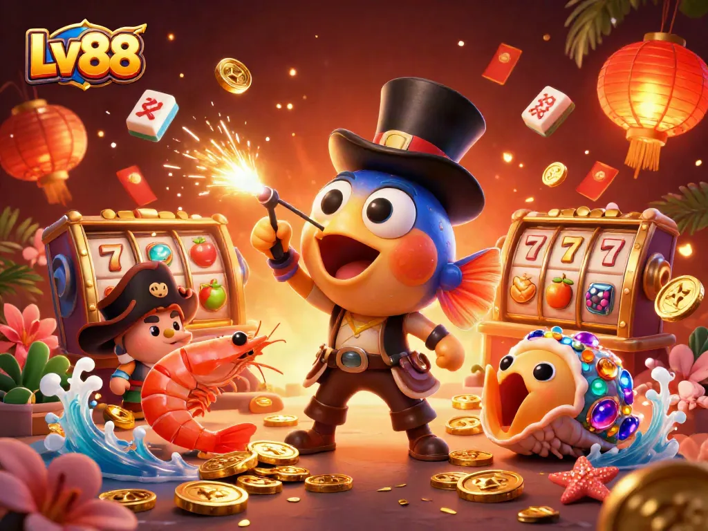 Engage with thrilling gaming at Lv88 featuring exciting jackpots and vibrant characters.