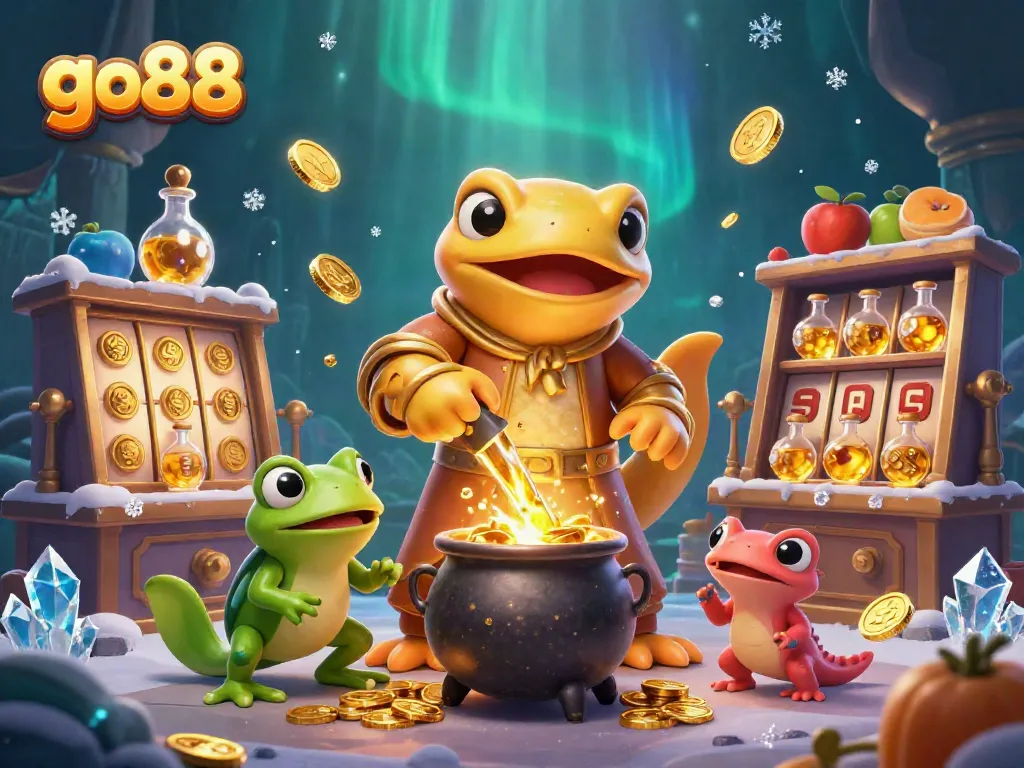 Experience exhilarating wins at go88 with dynamic slot game elements exploding in a colorful casino scene.
