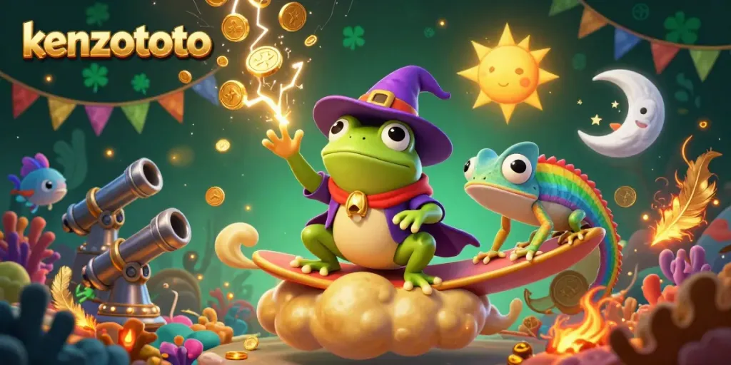 Kenzototo showcases an online fish shooting game with vibrant sea life and gold coins
