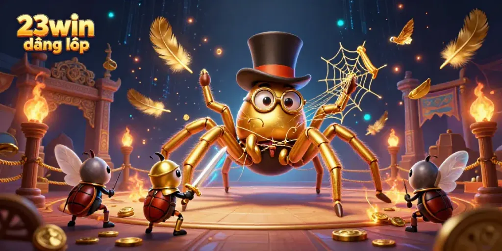 Experience thrilling gameplay with 23win đăng nhập, showcasing a colorful casino scene full of exciting elements.