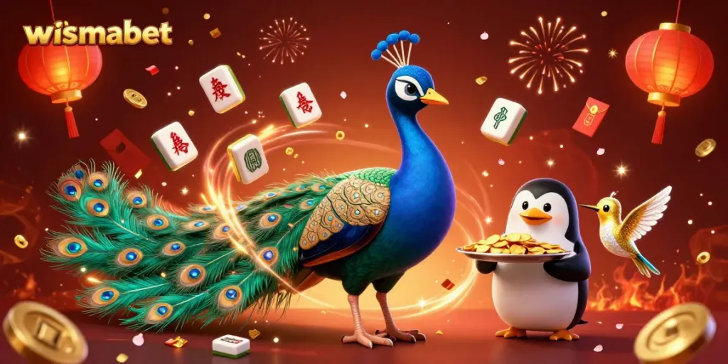 Mainkan wismabet dengan angsa aristokrat dan pengantar chip emas dalam suasana kasino yang meriah.