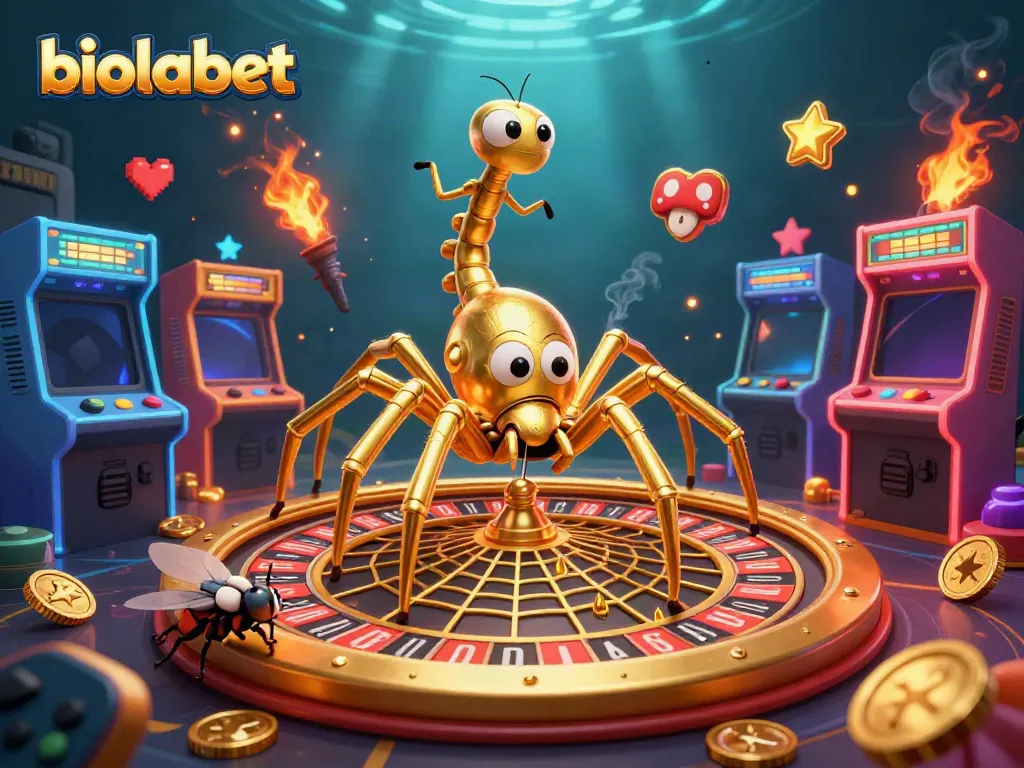 Engage in thrilling bets with biolabet in an ultra-detailed 3D casino scene.