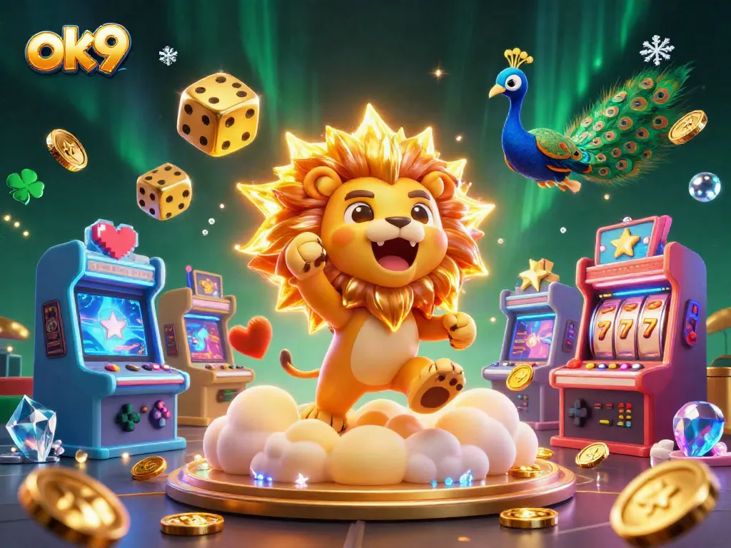 Win big with exciting ok9 casino adventures featuring vibrant 3D characters and dynamic game elements.