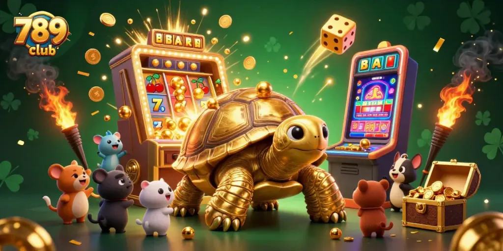 Spin the reels with 789club's vibrant casino atmosphere, showcasing exciting jackpots and animated games.