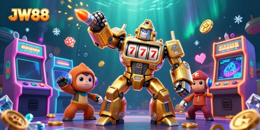 Engage in thrilling gameplay at JW88 with entertaining slots and colorful arcade game machines.
