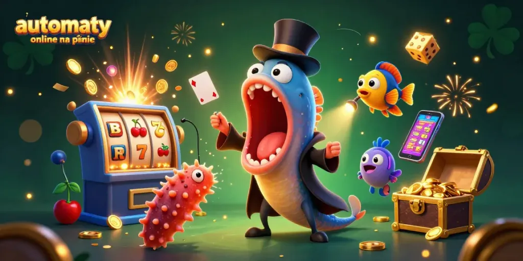Experience automaty online na pieniądze with vibrant casino themes and lively cartoon characters.