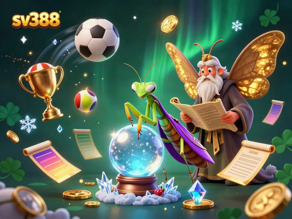 Witness thrilling sv388 cockfighting action in a 3D animated scene showing a fortune teller and librarian