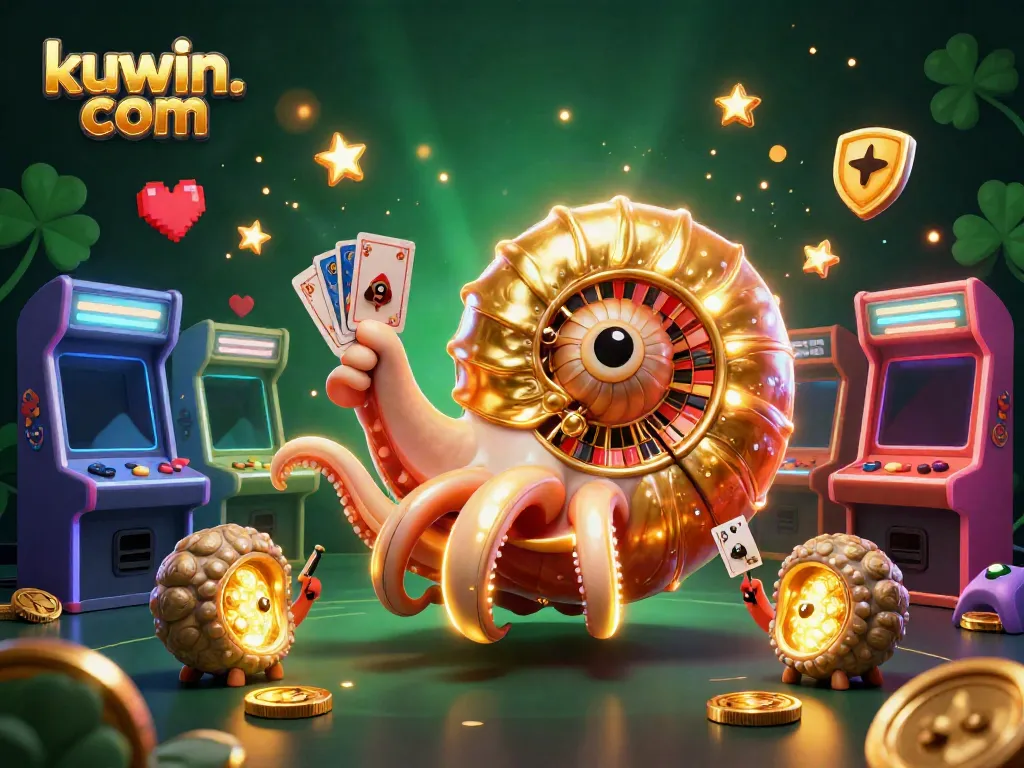 Engage with the unique gaming experience at kuwin. com with vibrant casino-themed characters.