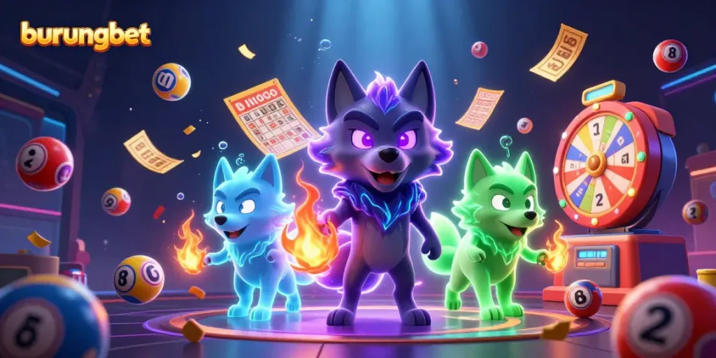 Permainan slot burungbet yang menampilkan simbol berwarna dan bonus menarik.