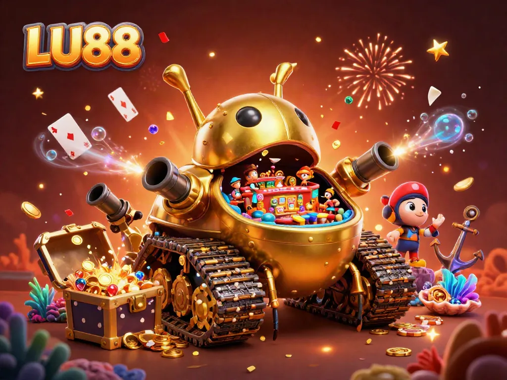Experience thrilling gameplay at LU88's immersive miniature casino adventure with vibrant characters and treasures.