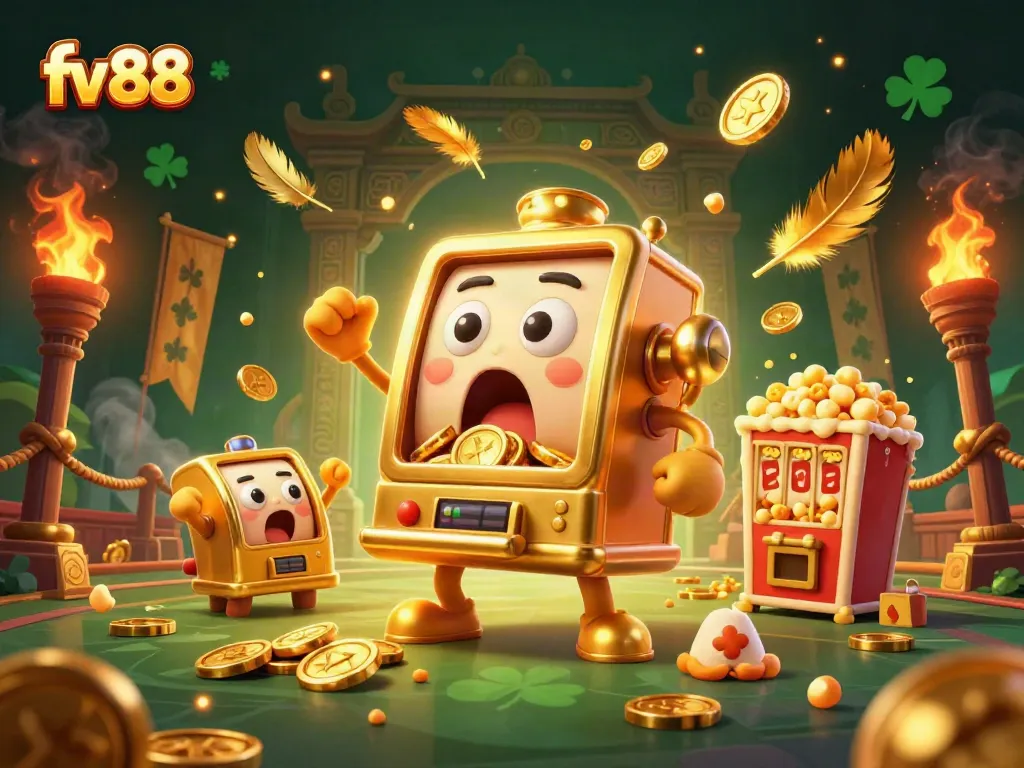 Spin the fv 88 slot machine for a chance at a jackpot of sparkling gold coins!