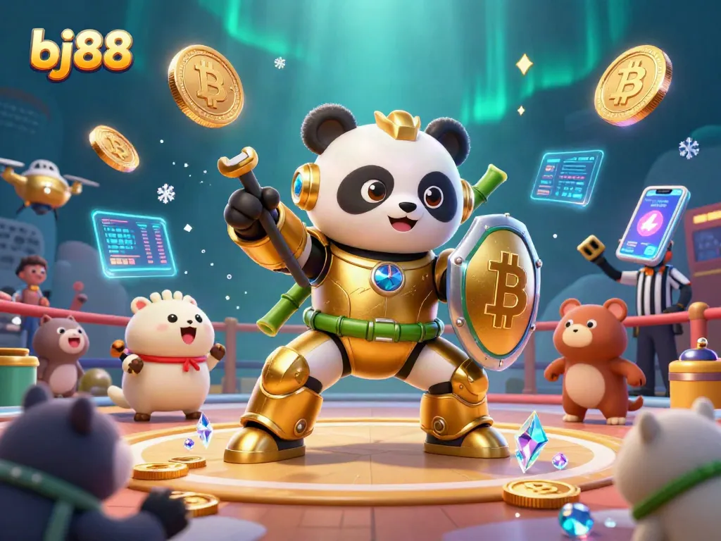 Engage in thrilling battles at bj88's cockfighting arena with vibrant 3D visuals.
