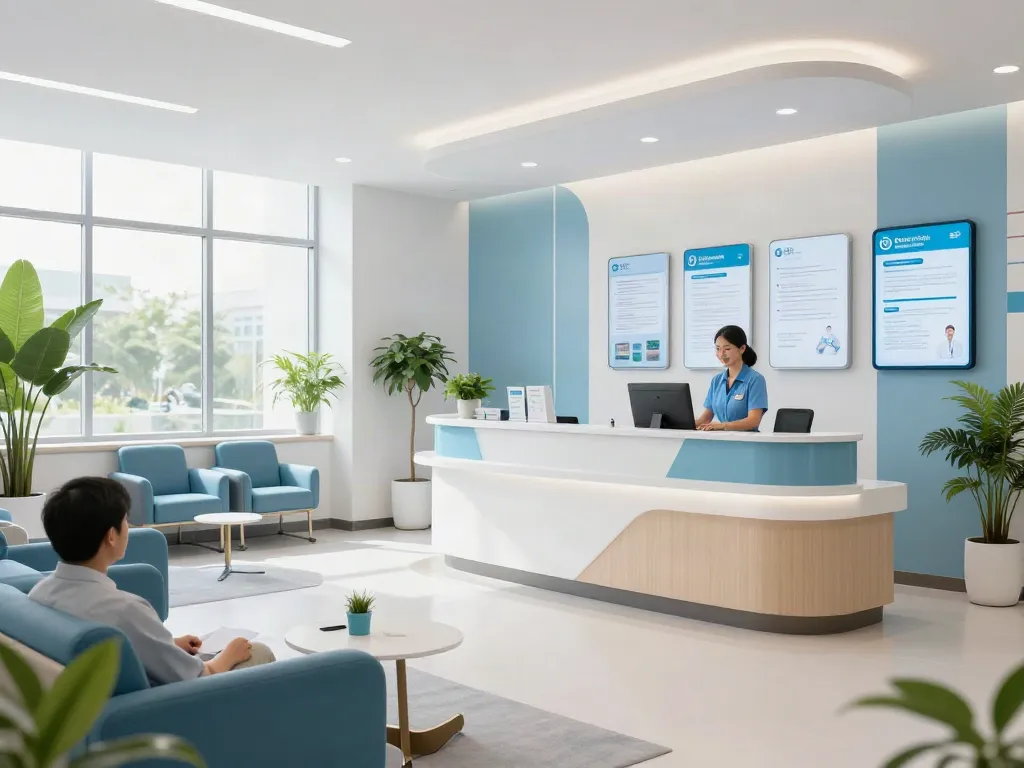 A trusted healthcare provider's situs togel services in a modern clinic, showcasing patient care and wellness support.