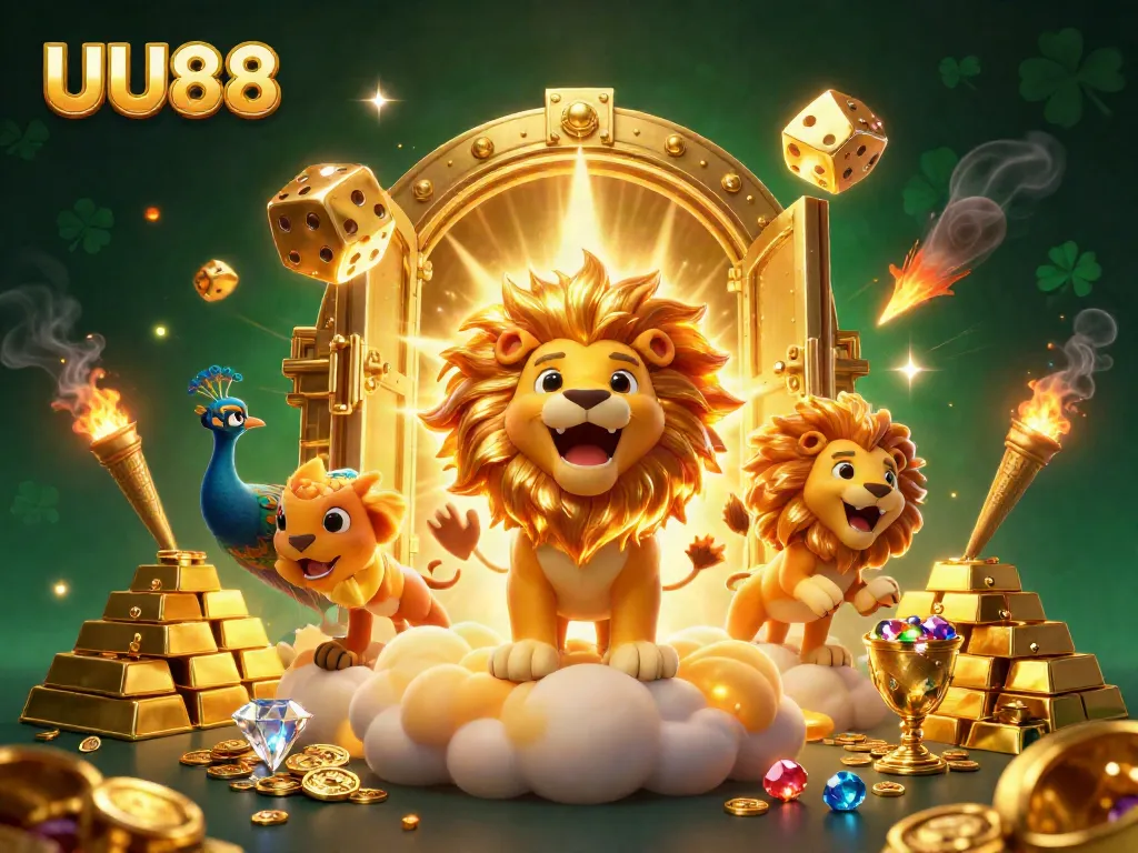 Experience thrilling adventures with UU88, featuring vibrant gaming elements and the latest casino visuals.