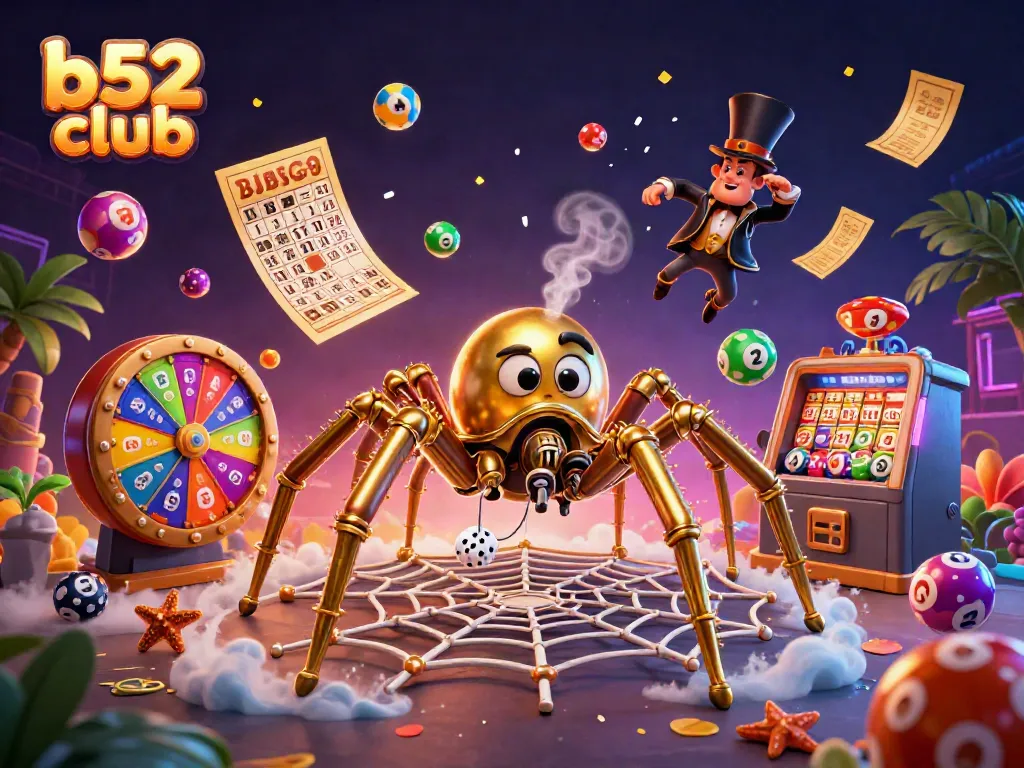 Win big at b52 club with engaging steampunk-inspired gaming illustration packed with action.