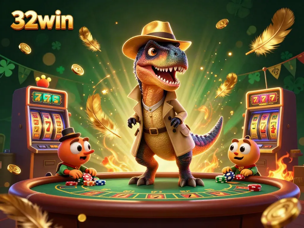 Engage in thrilling 32win gameplay while the velociraptor card counter tries to blend in.