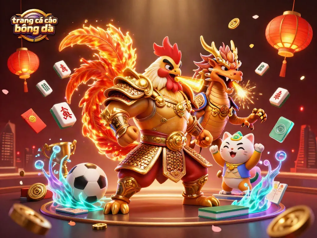 Engage in strategic sports betting on trang cá cược bóng đá with vibrant, detailed 3D characters and dynamic elements.