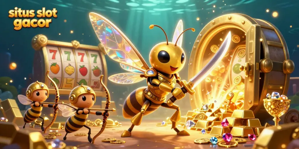 Swing into excitement with situs slot gacor, where the giant hornet samurai and bee archers embark on a dazzling treasure adventure.
