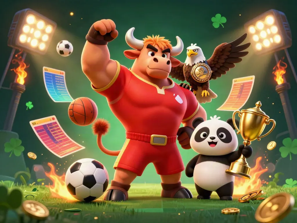 Win big with LL WIN's dynamic sports betting action captured in a vibrant 3D illustration.